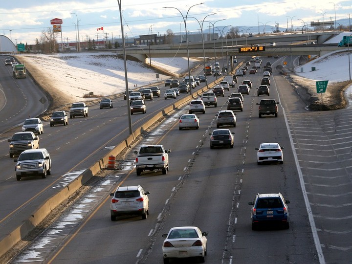  Deerfoot Trail in Calgary on Monday, January 11, 2021.