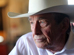 Country music legend Ian Tyson, pictured during an interview with Postmedia in 2015.