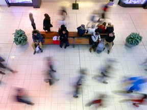 More Calgarians engaged in last-minute Christmas shopping this year over 2020 and 2021, according to Avison Young.