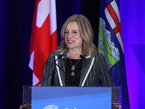 Alberta NDP leader Rachel Notley speaks at a noon hour luncheon in Calgary on Thursday, December 15, 2022 at an event sponsored by the Calgary Chamber of Commerce.