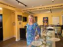 FILE PHOTO: Karen Barry, owner of Beltline Cannabis Calgary, is photographed in her store on Thursday, Oct. 18, 2018.  