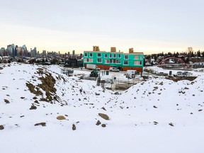 The underdevelopment Crown Park project was photographed on Thursday, December 8, 2022. Calgary city council is currently looking at a local area plan for the Westbrook Communities which includes Crown Park.