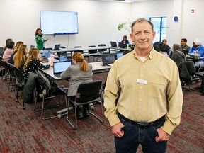 Kelly Ernst, vice president, vulnerable populations, with the Centre for Newcomers in Calgary was photographed at the centre on Wednesday, December 21, 2022.