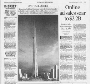 Calgary Herald, Aug. 3, 2011