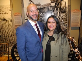 RBC's Jon Cornish and his wife Kiran Cornish, also with RBC.