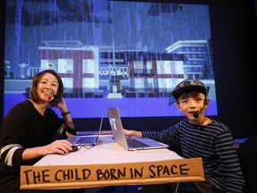 Maiko Yamamoto and her son co-created the production MINE, inspired by their shared experience gaming in a digital world as a mother and a son. Tim Matheson
