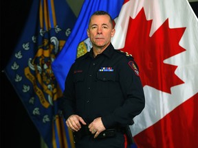 Calgary Police Chief Mark Neufeld in Calgary on Wednesday, December 21, 2022.