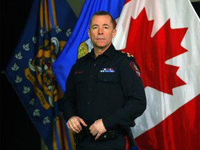 Calgary police Chief Mark Neufeld in Calgary on Wednesday, December 21, 2022.