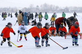 The outdoor tournament usually draws 7,000 people to the community east of Calgary.