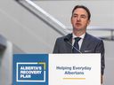 Alberta Health Minister Jason Copping provided an update on changes to laboratory services at Alberta Precision Laboratories in Calgary on Thursday, June 2, 2022.