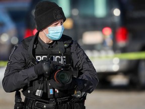 Calgary Police say investigators are close to solving a double homicide in the community of Marlborough on Tuesday, December 29, 2020.