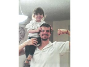 Dumitru Serbulenco poses with his daughter in an undated family handout image. Serbulenco's family has filed a lawsuit after he drowned in a public pool in Fort McMurray, Alta., while he was doing breath-holding exercises. The lawsuit alleges the Regional Recreation Corporation of Wood Buffalo and four staff members neglected to adequately supervise and rescue him. The defendants deny the allegations.
