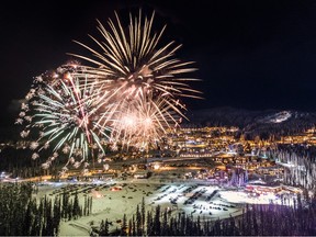 Big White's Happy Valley Adventure park features a skating rink, fire pits, live music and more. Courtesy, Big White Ski Resort