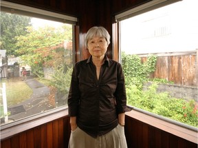 Author Joy Kogawa in the house where she lived as a child. The house was a setting in her novel Obasan. Postmedia archives.