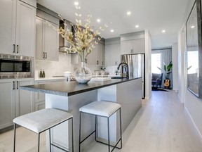 A kitchen with elbow room helps make the Columbia stand out