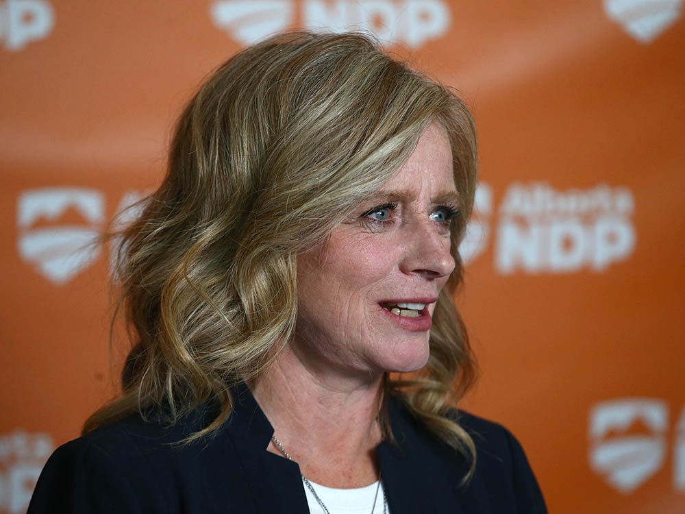 Alberta NDP Leader Rachel Notley.