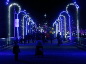 The Zoo Lights shine bright in Calgary on Monday, December 7, 2020.