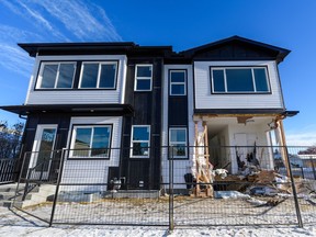 Pictured is the aftermath of a crash involving a truck into a home at the intersection of 76 Ave and 20a St. Drive into SE on Friday 6 January 2023.