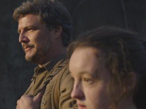 Pedro Pascal and Bella Ramsey star in HBO's The Last of Us.  Courtesy Bell Media/HBO