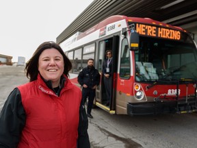 Calgary Transit director Sharon Fleming poses for a photo after announcing Calgary Transit's recruitments for several key roles during a media event on Thursday, January 19, 2023.