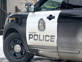 A Calgary police cruiser is seen in a file image.