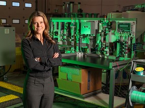 Summit Nanotech CEO Amanda Hall was photographed at the company’s Calgary offices on Tuesday, January 17, 2023.