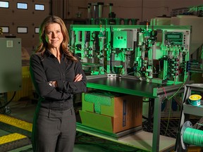 Summit Nanotech CEO Amanda Hall is pictured at the company's Calgary offices on Tuesday, January 17, 2023.