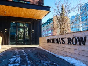 The Fortuna’s Row restaurant on Riverfront Avenue in Calgary was photographed on Monday, January 23, 2023.