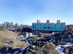 New construction going up near the Shaganappi golf course in Calgary on Tuesday, January 17, 2023.
