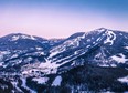 skiing panorama