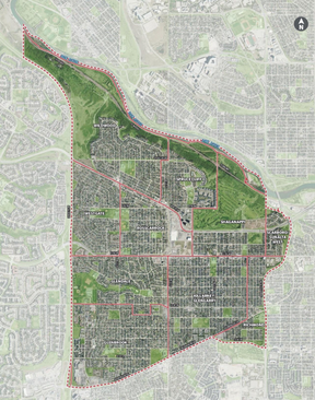 Calgary City Council will hear from the public this week about proposed plans for the redevelopment of Westbrook communities between Sarcee Trail, Crowchild Trail, the Bow River and Richmond Road.