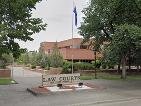 Provincial Court building in Medicine Hat.