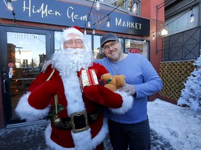 Victor Tipper, owner of The Hidden Gem in Kensington, is pleased with Christmas sales.