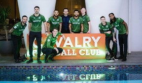 The Cavalry FC was an integral part of the Big Ball’s success. Pictured are some of the soccer team’s players.