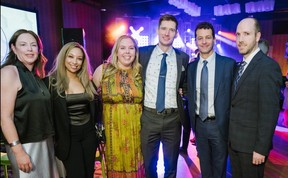 From left are TD’s Colleen Delany, Hewan Kebede, Daria Boswell, Alex Gysen, Robert Gahzal and Blake Heynen.