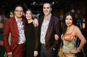 From left, Trail Appliances’ Sean Broderick and his wife Lindsey Broderick with Wally Broderick and his wife Melody Broderick.