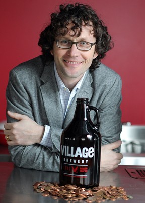 In 2012, Village Brewery co-founder Jim Button held a fundraiser encouraging people to fill their growler with pennies in exchange for a refill. The brewery then donated the funds to local arts groups.
