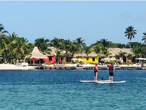 The town of San Pedro, Belize, considering by many to be the diving and water sports capital of Central America. Photo, Valerie Fortney