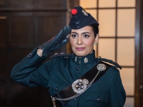 Calgary entrepreneur Manjit Minhas was honoured this week as the new Honorary Lieutenant-Colonel for the Canadian Armed Forces and Queen's Own Rifles of Canada.
Supplied / Manjit Minhas