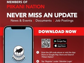 The Piikani Nation launched a mobile app on Monday to help connect with band members outside the reserve and share relevant information.