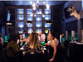 The second floor at Big Fish and Open Range in Marda Loop is used as a private dining space. Photo by Stephen Yan