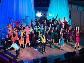 Revv52 isn't your typical choir, instead including hit pop songs from the likes of Bruno Mars and Queen in its repertoire. Courtesy, Claudia T Photography