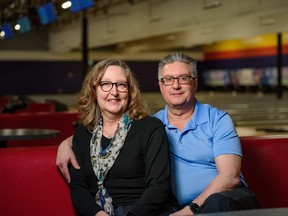 Lynn and Dave Kist at YYC Bowling and Entertainment on Thursday, February 23, 2023. The two recently sold their bowling alley to HBG, which will give them a chance for early retirement.