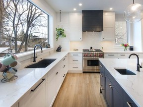 Ultimate Renovations' Bespoke Beauty won Best Kitchen Renovation over $100,000 at the 2023 National Awards for Housing Excellence, by the Canadian Home Builders' Association, at a gala in Banff, Alta., on Feb. 16, 2023.