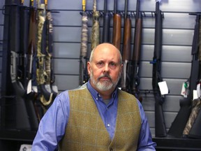 JR Cox, President and CEO of the Edge Group poses at The Shooting Edge in Calgary on Thursday, January 12, 2023.