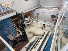 The Hangar Flight Museum in Calgary is undergoing construction to improve accessibility and add a 500-square-foot expansion to bring out some artifacts that have been in storage.