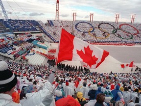 The opening ceremony of the 1988 Winter Olympics in Calgary, what at the time was considered the most successful in the history of the Games — and largely driven by the power of volunteers.