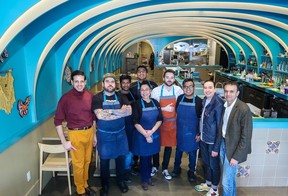 The staff gather in Milpa, a recently opened Mexican restaurant in Calgary’s Beltline. Gavin Young/Postmedia