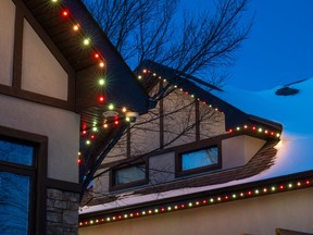 LED lighting can be permanently installed on soffits, removing the need to put up and take down lights.