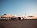 Porter Airlines has added Calgary and Edmonton to its network.  Flights on both of those routes to Toronto Pearson are operated on the 132-seat Embraer E195-E2 aircraft. 